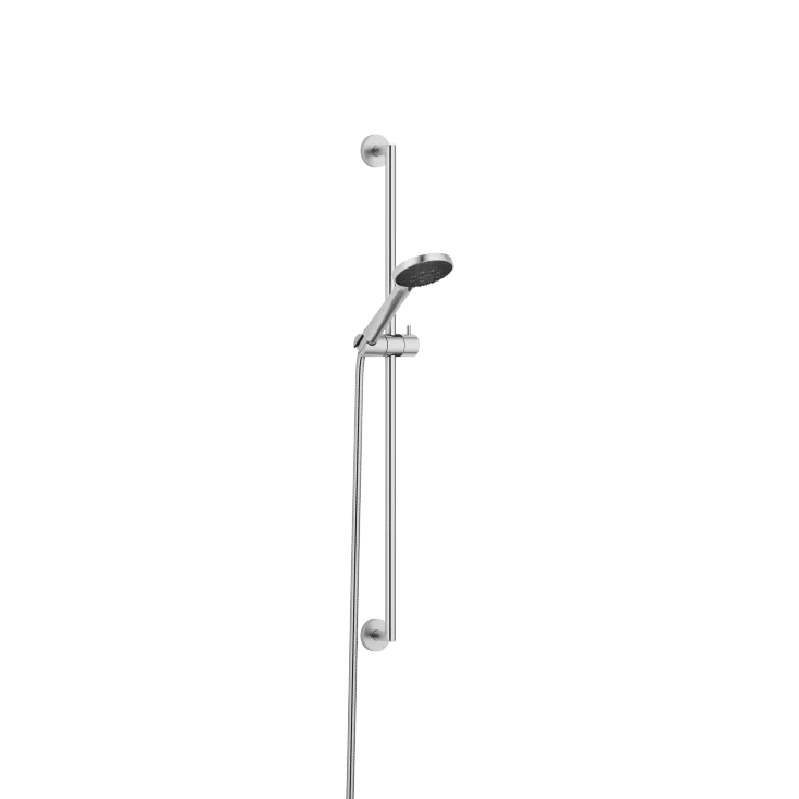 Shower set - Brushed Chrome - Set containing 2 articles