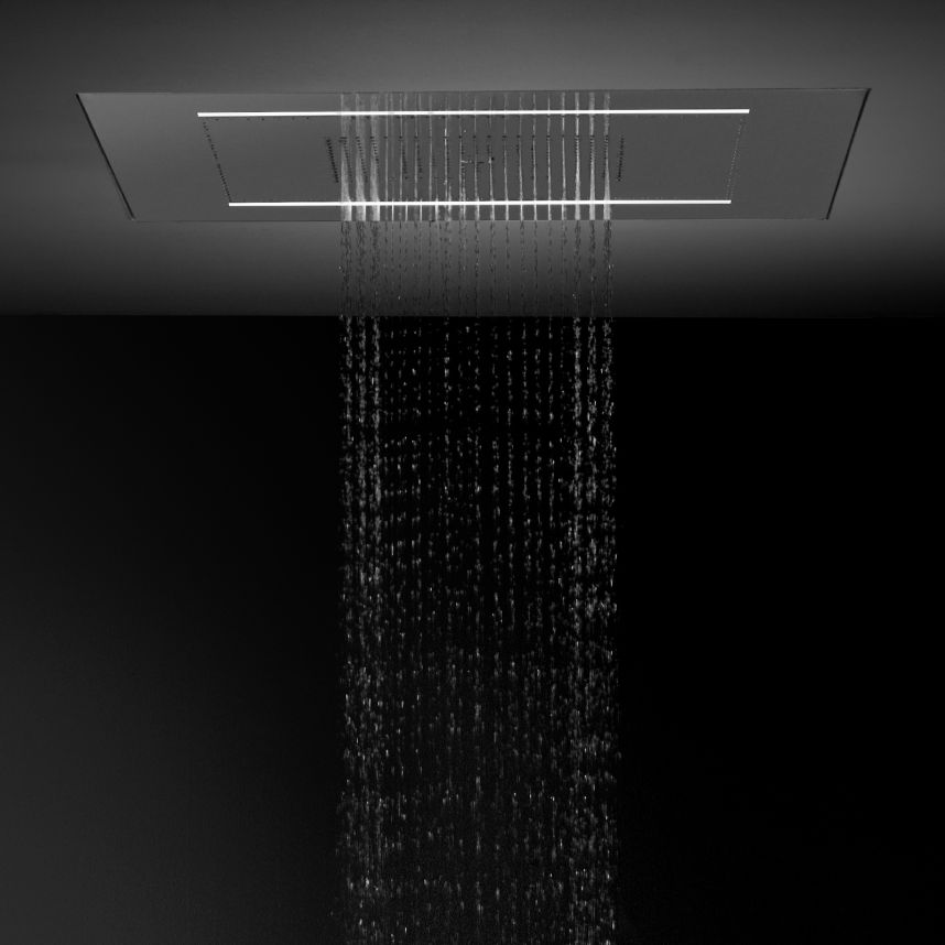 Overwinnen Gedragen hop SERIES–VARIOUS Stainless Steel Sprays & shower systems: RAIN SKY M Rain  panel for recessed ceiling installation