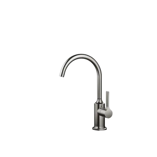 VAIA Single-lever basin mixer without pop-up waste - Dark Chrome - 33 521 809-19