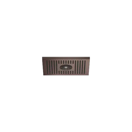 Ducha efecto lluvia para fijación a techo con luz 300 x 240 mm - Dark Bronze cepillado (PVD) - 28 042 980-43