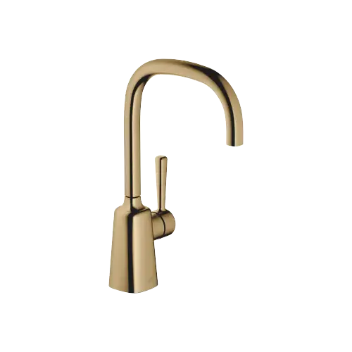 COYA Single-lever basin mixer without pop-up waste - Brushed Dark Brass (PVD) - 33 521 404-39