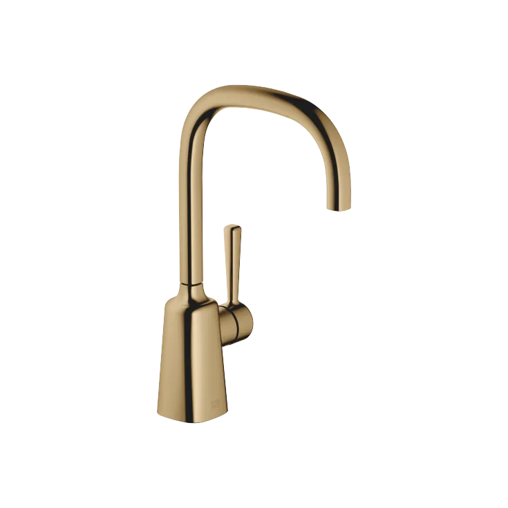 COYA Single-lever basin mixer without pop-up waste - Brushed Dark Brass (PVD) - 33 521 404-39