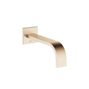 MEM Wall-mounted basin spout without pop-up waste - Brushed Champagne (22kt Gold) - 13 800 782-46