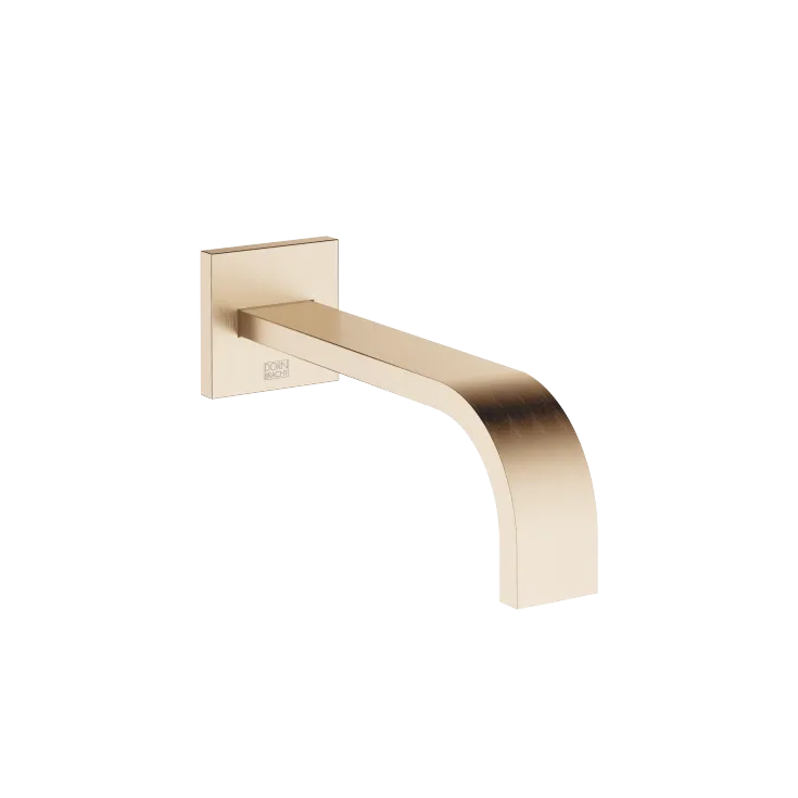 MEM Wall-mounted basin spout without pop-up waste - Brushed Champagne (22kt Gold) - 13 800 782-46