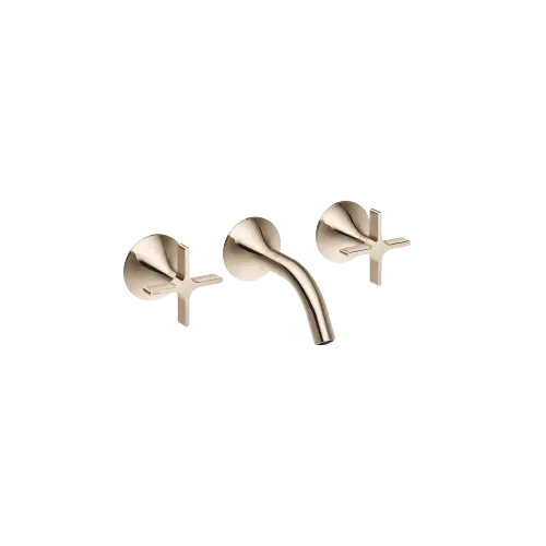 VAIA Wall-mounted basin mixer without pop-up waste - Champagne (22kt Gold) - 36 702 809-47