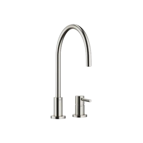 TARA Two-hole mixer with individual rosettes - Brushed Platinum - 32 816 888-06