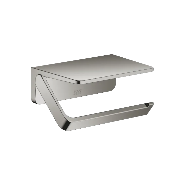 Tissue holder with shelf - Dark Chrome - 83 515 976-19
