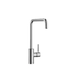 META SQUARE Einhebelmischer für Spül-/ Profibrause - Chrom gebürstet (Edelstahl-Look) - 33 826 861-93
