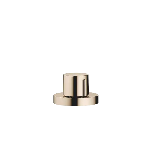 Strainer waste with control handle - Champagne (22kt Gold) - 10 710 970-47