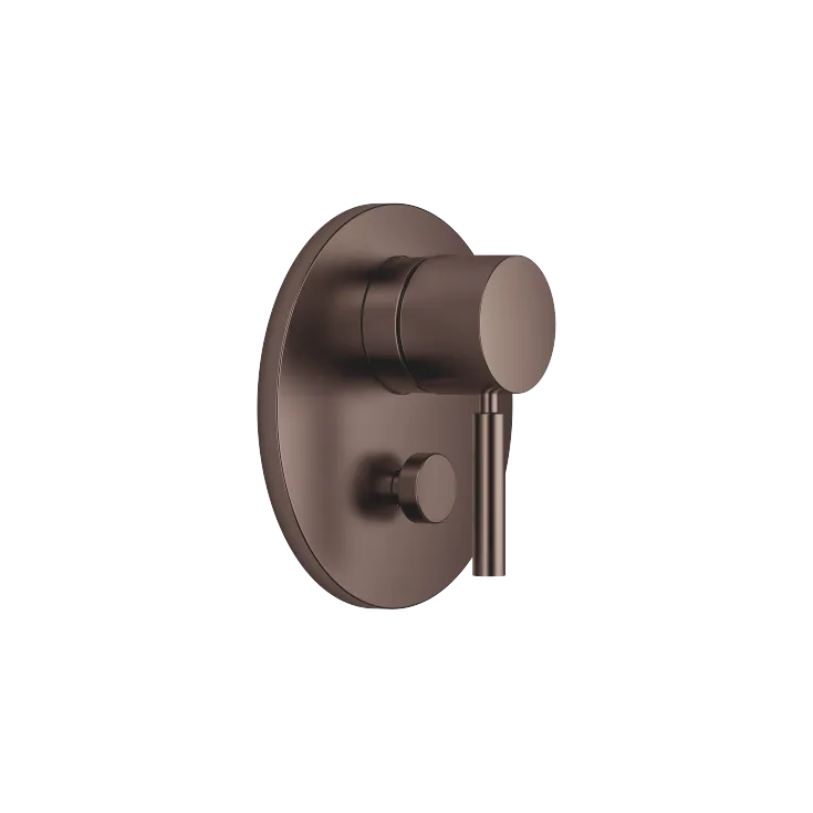 Concealed single-lever mixer with diverter - Brushed Dark Bronze (PVD) - 36 120 660-43
