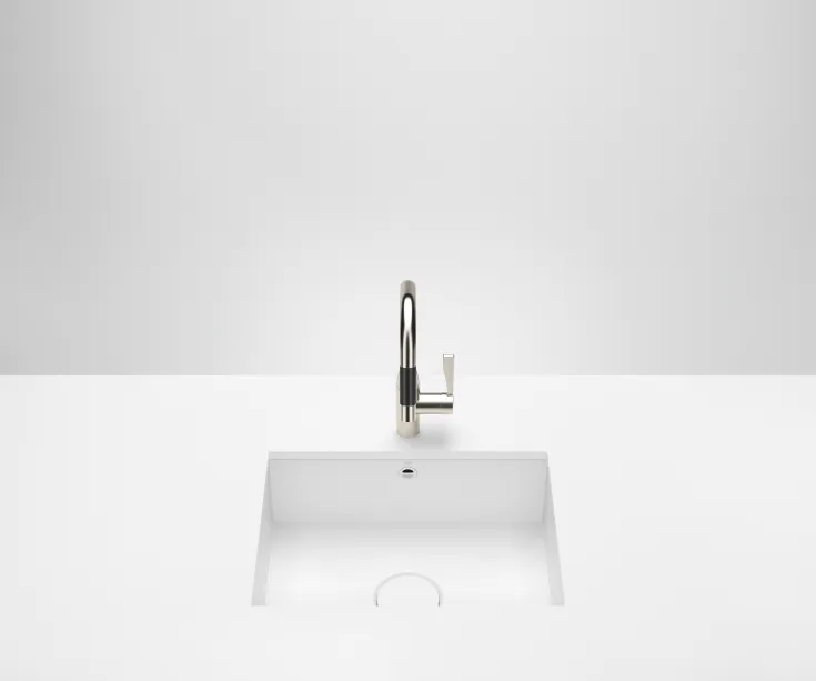 Single sink - Matte White - 38 550 002-62
