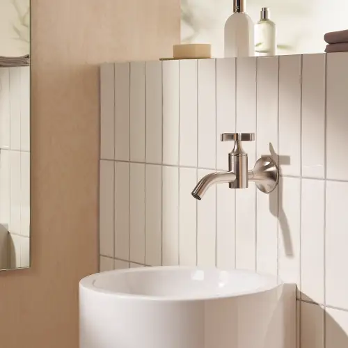 VAIA Robinet mural Eau froide sans garniture d’écoulement - Chrome - 30 010 809-00
