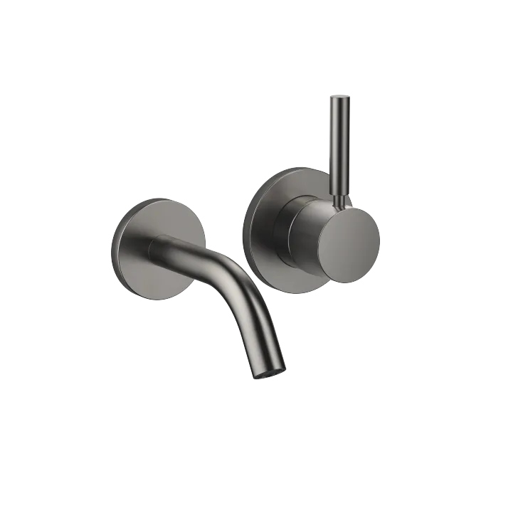 META Mitigeur monocommande de lavabo mural sans garniture d’écoulement - Dark Platinum brossé - 36 867 660-99 0010