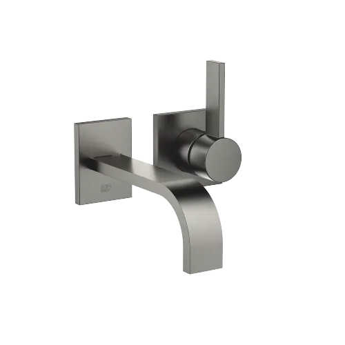 MEM Waschtisch-Wand-Einhandbatterie ohne Ablaufgarnitur - Dark Platinum gebürstet - 36 860 782-99