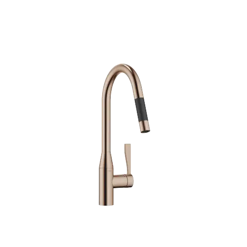 SYNC Single-lever mixer pull-down with spray function - Brushed Bronze (PVD) - 33 870 895-42 0010