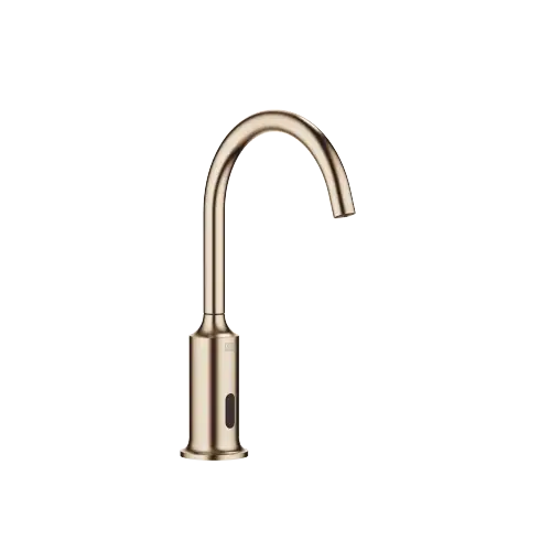 VAIA Touchfree Washstand fitting with electronic opening and closing function without pop-up waste - Brushed Champagne (22kt Gold) - 44 521 809-46