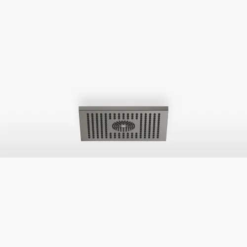 Regenbrause für Deckenanbindung mit Licht 300 x 240 mm - Dark Platinum gebürstet - 28 042 980-99