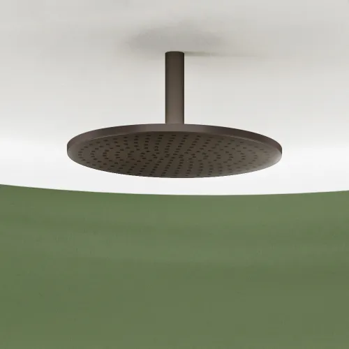 Rainshower with ceiling fixing 400 mm - Brushed Chrome - 28 699 970-93