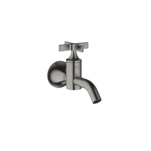 VAIA Wall-mounted valve cold water without pop-up waste - Brushed Dark Platinum - 30 010 809-99