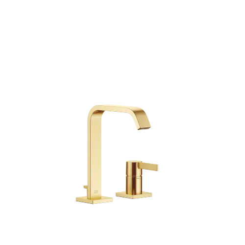 IMO Two-hole basin mixer with pop-up waste - Brushed Gold (PVD) - 29 217 671-37