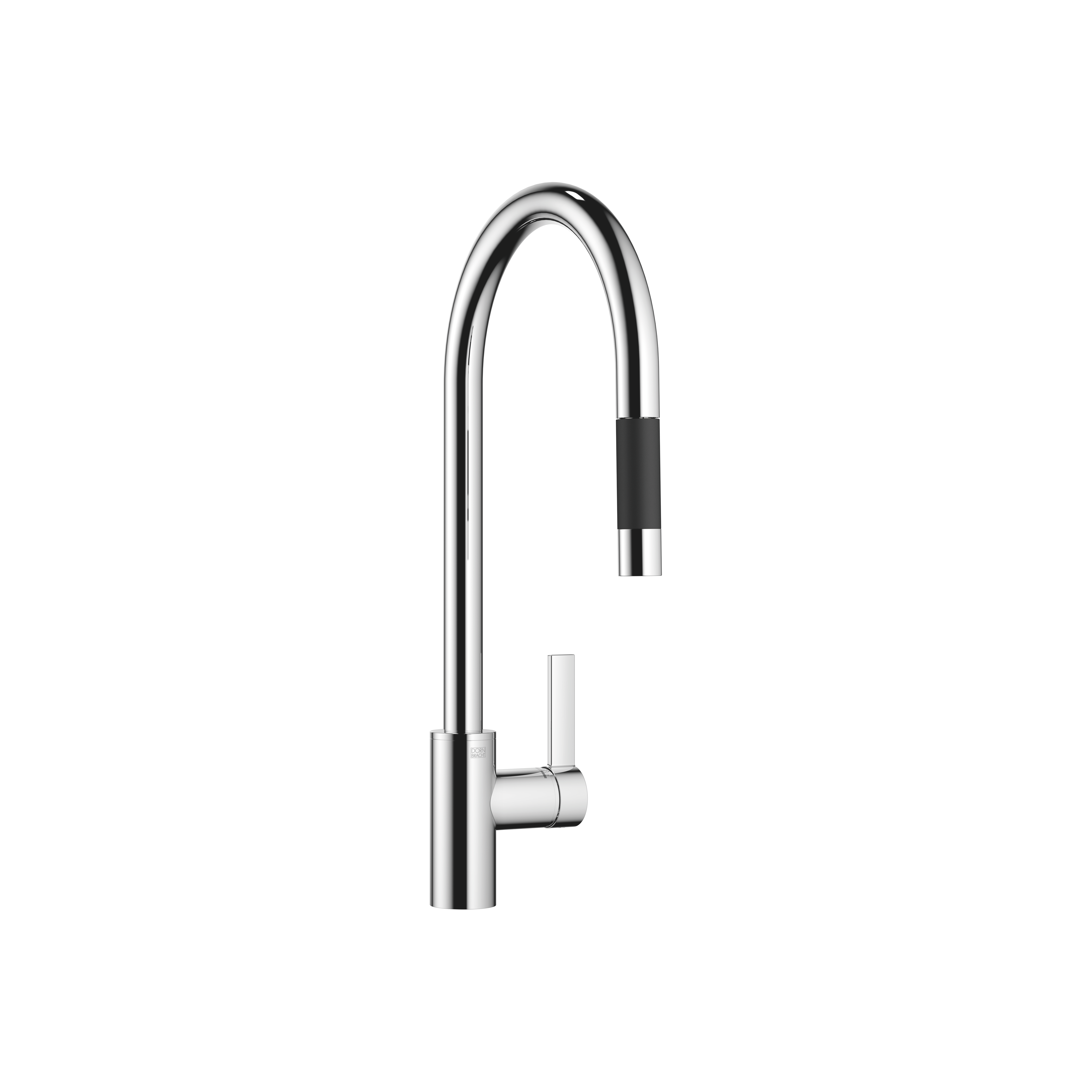 TARA ULTRA Chrome : Single-lever mixer pull-down with spray function