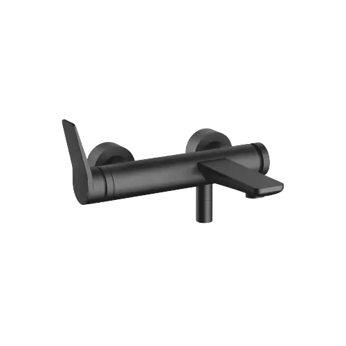 LISSÉ Single-lever bath mixer for wall mounting without shower set - Matte Black - 33 200 845-33