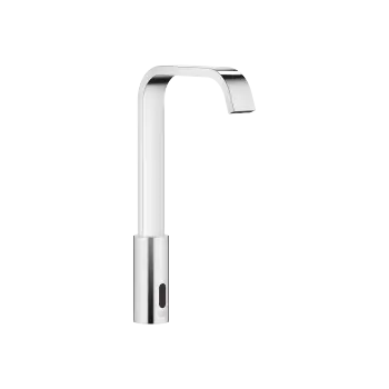 IMO Chrome : Touchfree Washstand fitting with electronic opening and closing function without pop-up waste
