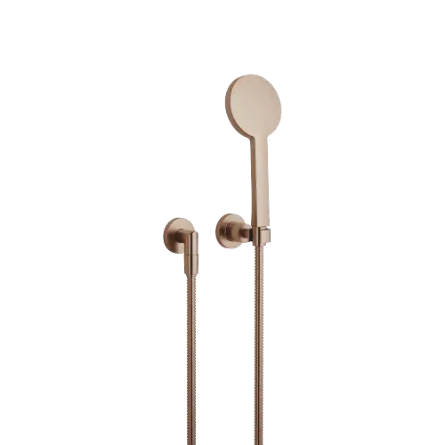 TARA Hand shower set with individual rosettes - Brushed Bronze (PVD) - 27 803 892-42
