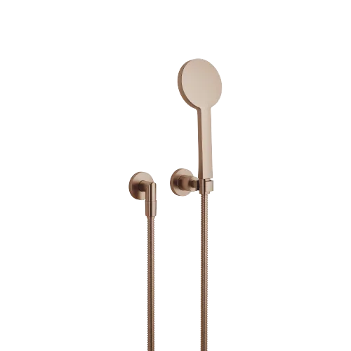 TARA Hand shower set with individual rosettes - Brushed Bronze (PVD) - 27 803 892-42