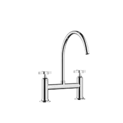 VAIA Two-hole bridge mixer for rinsing/Profi spray - Chrome - 19 825 809-00