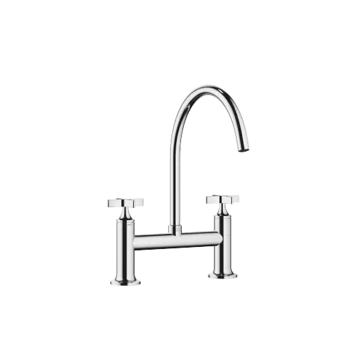 VAIA Two-hole bridge mixer for rinsing/Profi spray - Chrome - 19 825 809-00