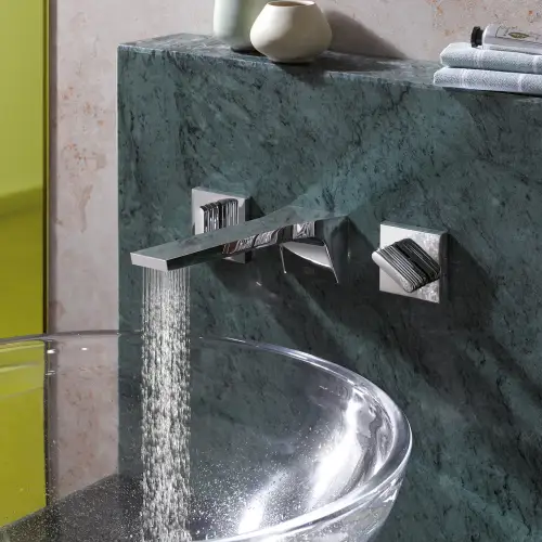 CL.1 Bec déverseur pour lavabo, montage mural sans garniture d’écoulement - Chrome - 13 800 705-00