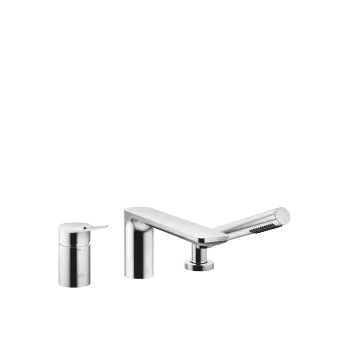 LISSÉ Three-hole single-lever bath mixer for bath rim or tile edge installation - Chrome - 27 412 845-00