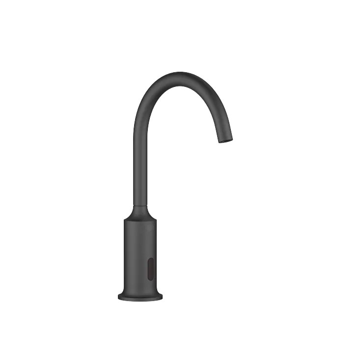 VAIA Washstand fitting with electronic opening and closing function without pop-up waste - Matte Black - 44 521 809-33 0010