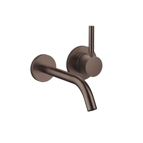 META Mitigeur monocommande de lavabo mural sans garniture d’écoulement - Dark Bronze brossé (PVD) - 36 860 660-43