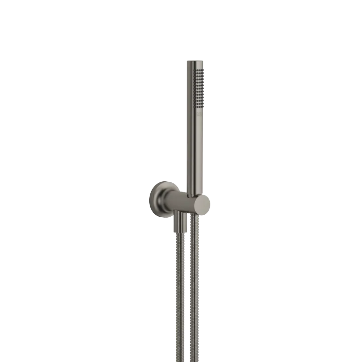Hand shower set with integrated shower holder - Brushed Dark Platinum - 27 802 660-99 0050