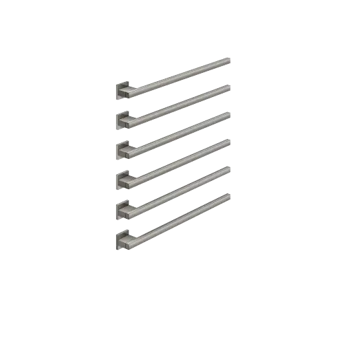 Towel warmer , 6-fold , projection right , without control element - Dark Chrome - 83 316 980-19