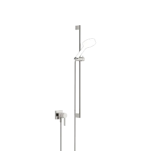 Mitigeur monocommande encastré avec raccord de douche intégré avec garniture de douche sans douchette - Platine - 36 013 970-08