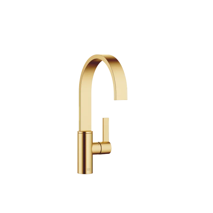 MEM Single-lever mixer - Brushed Durabrass (23kt Gold) - 33 800 682-28