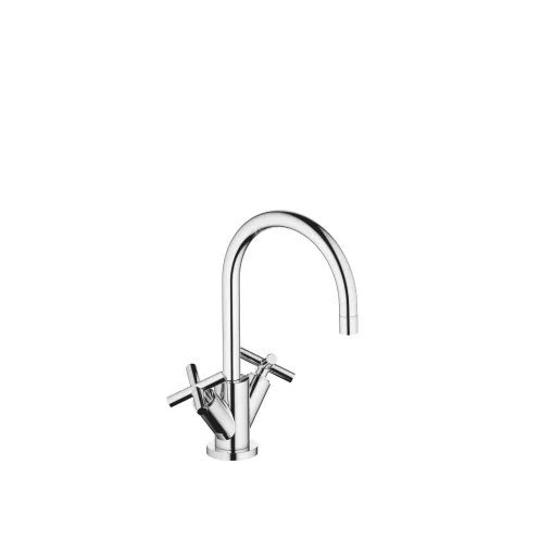 Single-hole basin mixer with pop-up waste - 22 513 892-00