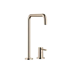 META SQUARE Zweilochbatterie mit Einzelrosetten - Champagne (22kt Gold) - 32 815 861-47