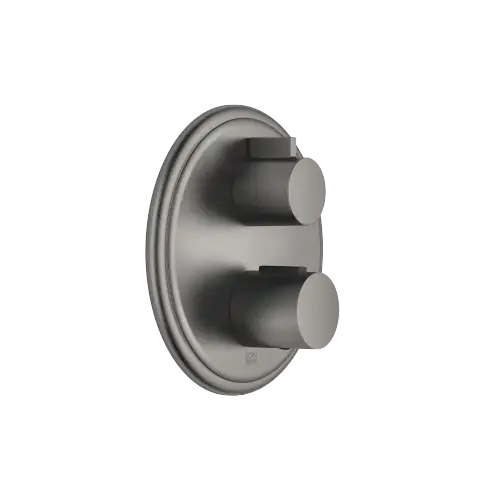 MADISON Concealed thermostat with one function volume control - Brushed Dark Platinum - 36 425 977-99