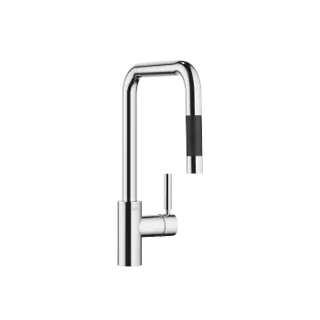 META SQUARE Mitigeur monocommande Pull-down avec fonction douchette - Chrome - 33 870 861-00