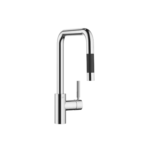 META SQUARE Miscelatore monocomando ad estrazione Pull-down con funzione doccetta - Cromato - 33 870 861-00