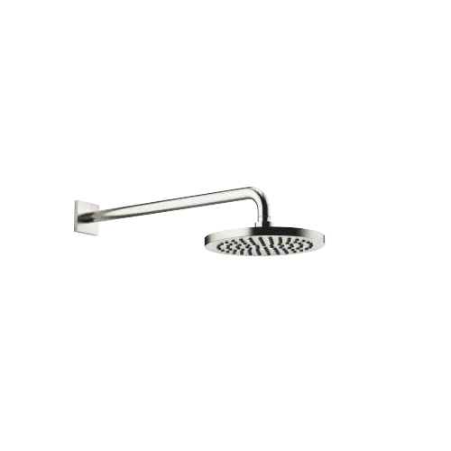 Soffione a pioggia con fissaggio a muro 220 mm - Platinato spazzolato - 28 647 670-06