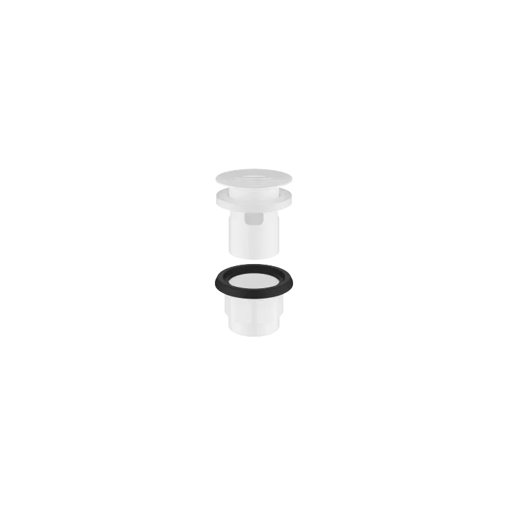 Grated waste 1 1/4" - Matte White - 10 105 970-10