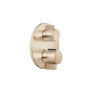 Concealed thermostat with one function volume control - Brushed Champagne (22kt Gold) - 36 425 970-46 0010