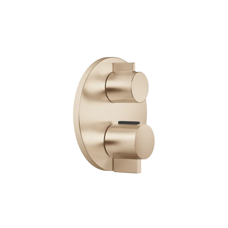 Concealed thermostat with one-way diverter - Brushed Champagne (22kt Gold) - 36 425 970-46 0010