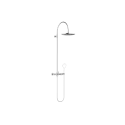 TARA Showerpipe with shower mixer without hand shower 300 mm - Brushed Chrome - 26 622 892-93 0050