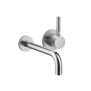 EDITION PRO Wall-mounted single-lever basin mixer without pop-up waste - Brushed Chrome - 36 812 626-93
